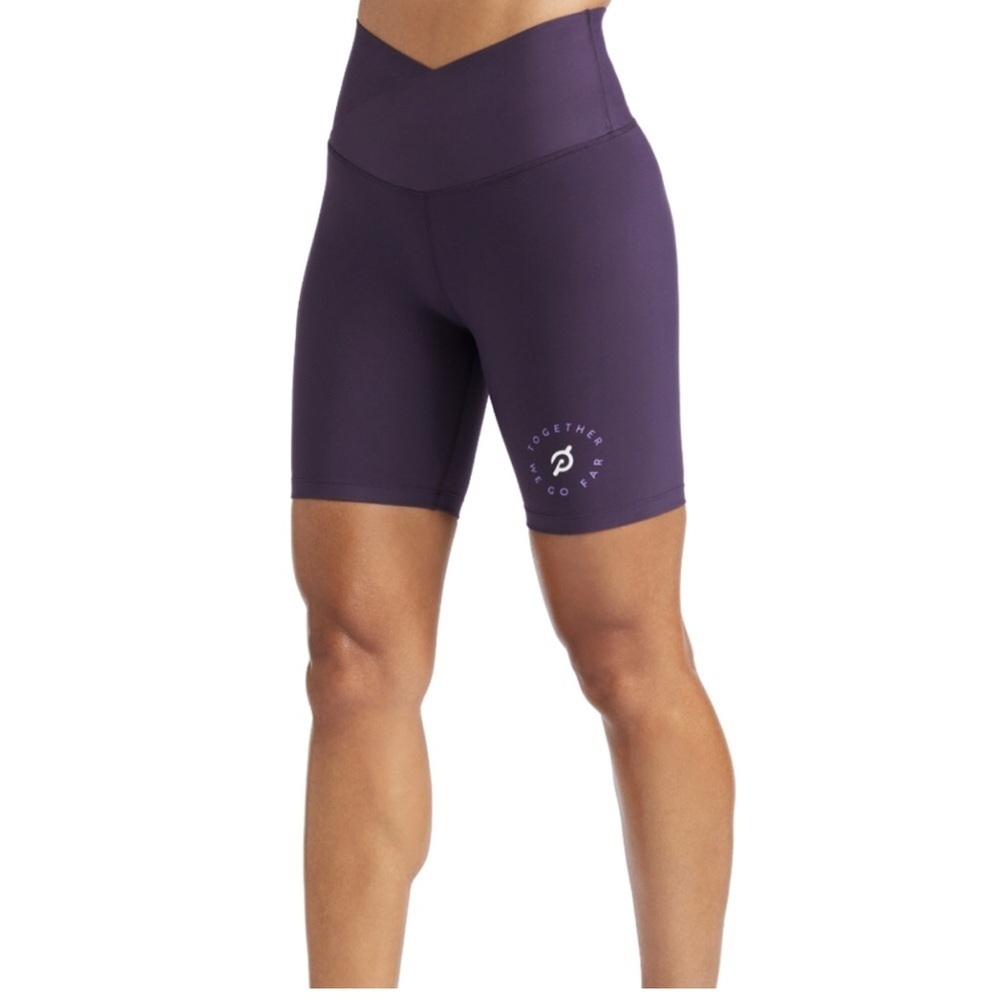 Peloton Cadent Cross Front Purple 7” Bike Shorts sz XL